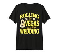 Dadi Vegas Viaggio Nozze Anelli Weekend umoristico Maglietta Premium