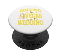 Dadi Vegas viaggio nozze anelli weekend umoristico PopSockets PopGrip Adesivo