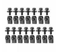 Dadi Viti della Compatibile Con Per Infiniti Per FX35 45 2003-2008 10 Pezzi Bulloni Carrozzeria U-dado Clip M6 Paraurti Fodera Fermo Dispositivo Fissaggio Rivetto Vite