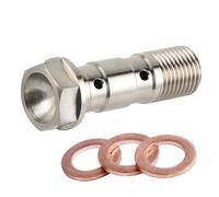 Dadi Viti della Moto 1x Per Linea Freno Singola Parti Generali Banjo Per Bullone M10 X 1.0 M10 X 1.25 Per Passo Tubo Olio Freno Moto Per Linea Freno Doppio Singolo Banjo Per Bullone