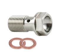 Dadi Viti della Moto 1x Per Linea Freno Singola Parti Generali Banjo Per Bullone M10 X 1.0 M10 X 1.25 Per Passo Tubo Olio Freno Moto Per Linea Freno Doppio Singolo Banjo Per Bullone
