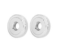 Dadi Zigrinati in Acciaio Al Carbonio 10 Pezzi, Dado con Maniglia GB807 M4 M5 M6 M8 M10, Dadi a Galletto per Macchinari di Produzione (M8(2 PCS))