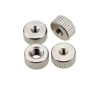 Dadi zigrinati, manopola di serraggio, ottone, 10 pezzi M2, M2,5, M3, M4, viti zigrinate, dadi, dadi tondi manuali(50 Pcs,M4)