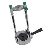 DAdjustable Drill Press Stand per Trapani elettrici, Orizzontale verticale angolare Drilling Jig con 45 ° Tilt, Lega di alluminio lavorazione del legno tubo stazione di perforazione,