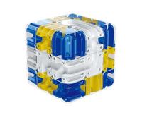 Dado 3D labirinto, grande cubo 3D labirinto, giocattolo da pensiero, cubo magico 3 x 3, design a doppio percorso, puzzle complesso, per adulti, adolescenti, vacanze (F)
