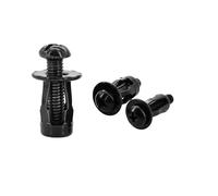 Dado a espansione a petali, Dadi con inserti a forma di petalo Rivetti Viti ad espansione, M4-M8, multicolore, 5/10 pezzi(Cross Head (Black),M4x20(5Pcs))