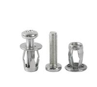 Dado a espansione a petali, Dadi di bloccaggio for rivetti a petalo da 1/5/10 pezzi con vite in ferro zinco M4-M8(10pcs,M4x20)