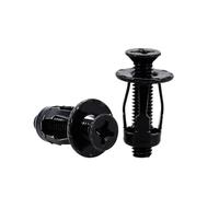 Dado a espansione a petali, M4-M8 Rivetto Dado Inserto Forma Petalo Kit Vite di Espansione Targa Multicolor 5/10 Pz(Phillips Flat(Black),M4x20(10Pcs))
