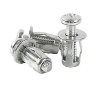 Dado a espansione a petali, Rivetti a petalo Dado Pop Bullone di bloccaggio ad espansione Viti di fissaggio a parete cava M4 M5 M6 M8 5/10 pezzi(10PCS M6X25)