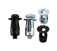 Dado a espansione a petali, Set di dadi for rivetti ad espansione a forma di petalo in acciaio al carbonio M4-M8 Zinco/Nero 5/10/15 pezzi(Nut (10Pcs) Zinc,M5x18)
