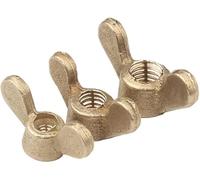 Dado a farfalla ad ala, Componenti dei chiodi del cappuccio della vite a in ottone con dado ad alette(M4 (20pcs))