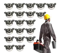 Dado a Farfalla,Bulloni Hardware in Acciaio Ergonomico per Driver da 6,35 mm,Accessorio Per Trapano | Per Utilizzo In Casa Per Riparazioni Automobilistiche E Mobili Per Adulti Uomini E