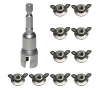 Dado a Farfalla, Cacciavite Ergonomico In Acciaio Per Hardware Da 6 Millimetri, Hardware, per Uso Domestico Automobilistico per Mobili per Adulti Uomini Papà e per Riparazioni