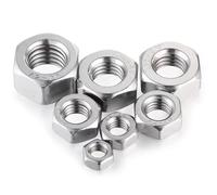 Dado a Mano 20pcs/Lot 304 Stainless Steel Hex Hex Nuts M2 M2.5 M3 M3.5 M4 M5 M6 M8 Screw Bolt (Color : 20PCS, Size : M6)