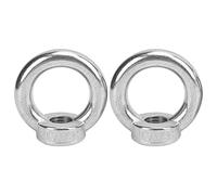 Dado a Occhiello, 2 Pezzi Dado a Occhiello di Sollevamento Dado a Occhiello in Acciaio Inossidabile Bullone a Occhiello a Forma di Anello per Carichi Pesanti di Grado Marino per