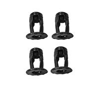 Dado a petalo con vite ad espansione in acciaio al carbonio da 8 pezzi | Nero Argento M5 M6 Copri bulloni a pressione for il fissaggio(Black,M5 nut)