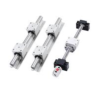 Dado a ricircolo di sfere in metallo Vite a sfere SFU1605 + 2 guide lineari SBR16 4 cursori SBR16UU for router 3D(1000mm)