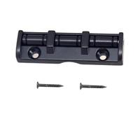Dado a rulli per chitarra in metallo da 6 selle 3 selle da 43 mm con il rullo di chitarra con viti per accessori per sella elettrici acustici folk (NERO)