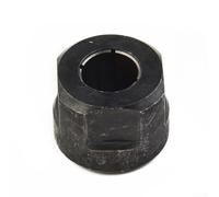Dado a serraggio rapido da 13 mm per fresa a immersione 3612 - per dado di serraggio m14 in metallo nero - cambio disco senza attrezzi per smerigliatrice angolare e fresatrice - 22,5 x 27 mm