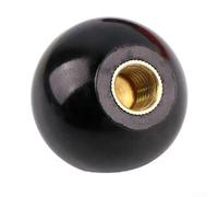 Dado a sfera per macchine utensili con nucleo in bachelite e ottone, progettato per migliorare la precisione e la produttività nelle apparecchiature per la produzione di vetro, meccaniche e tornio (M6