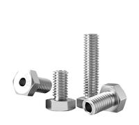 Dado a spirale in acciaio inox 304 con filettatura interna ed esterna bullone a spirale cava dimensioni M4-M20(1 pz M16 x 50 x 8,2)