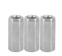 Dado a stelo esagonale lungo, 10 pezzi Dado a stelo lungo M8 Esagonale in acciaio al carbonio Dado a manicotto esagonale Standoff Elementi di fissaggio filettati Parti di riparazione(M8*30)