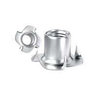 Dado a T a quattro griffe zincato for mobili in legno(M3 (50Pcs))