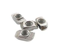 Dado a T arrotolato, dado a T con testa a martello in acciaio al carbonio | Diverse misure varie confezioni for il fissaggio di profili in alluminio(30-M5 20pcs)