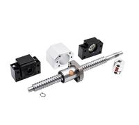 Dado a vite a sfera in metallo Mandrino a sfere SFU2005 300-1000 mm + 4 cursori SBR20UU 2 guide lineari SBR20 per router 3D (650mm)
