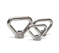 Dado ad anello triangolare in acciaio inossidabile Dadi ad occhiello di sollevamento in acciaio inossidabile 304 rotondi e triangolari varie dimensioni(Triangle,M14)