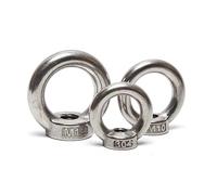 Dado ad anello triangolare in acciaio inossidabile Dadi ad occhiello di sollevamento in acciaio inossidabile 304 rotondi e triangolari varie dimensioni(Round,M18)