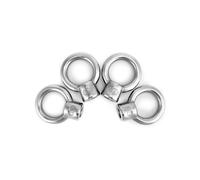 Dado ad occhiello di sollevamento QWORK, confezione da 4, 1/2"""" UNC, acciaio inossidabile di grado marino 316