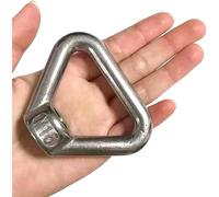 Dado Ad Occhiello di Sollevamento Standard 1 Pz Dado Ad Occhiello di Sollevamento Triangolare in Acciaio Inox 304 Anelli Filettati Trapezoidali Adatti per Bulloni Maniglia M8 M10 M12 M14 M, M16