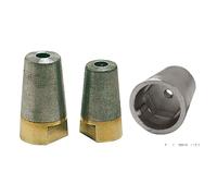 Dado+anodo Radice 20/22/25 mm Alluminio - 1 PZ - 43.251.51 - 4325151