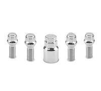 Dado antifurto ruota Compatibile Con A2 A3 8L A3 8P A4 A6 RS4 RS6 | M14x1.5 Dado Ruota Bloccaggio Ruota Dadi Prigionieri Set Cono Sedile 4 Dadi Di Bloccaggio 1 Doppia Chiave Esagonale