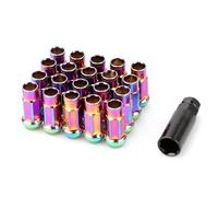 Dado antifurto ruota Compatibile Con Mitsubishi Per Shogun Sport | 2017-2019 Per Montero Sport 1996-2019 M12 * 1.5 Auto Pneumatici Bulloni 20PCS Dadi Delle Ruote Lug Nuts Bulloni