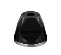 Dado antiscivolo a sgancio rapido M5 vite in lega di alluminio per mozzi bicicletta compatibile con assi standard a sgancio rapido per mountain bike (nero)