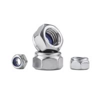 Dado autobloccante esagonale in nylon con inserto in acciaio inossidabile 304/316 M2 M2,5 M3 M4 M5 M6 M8 M10 M12 M14 M16 M18 M20 M22 M24(316 Stainless steel,M3-20pcs)