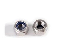 Dado autobloccante esagonale in nylon con inserto in nylon in acciaio inossidabile A4-80 316(10pcs M16-2.0)
