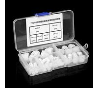 Dado Cieco Esagonale in Plastica da 70 Pezzi, Dado Cieco Dado con Cappuccio a Cupola, Dado Cieco M3/M4/M5/M6/M8/M10, Dado in Nylon, Testa Esagonale, Cupola, Copertura Ghianda,