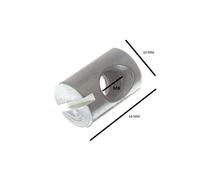 Dado Cilindrico per Mobili Bullone a Incastro M6 X 14mm Lungo Zincato Confezione