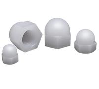 dado, dado esagonale, 50 Pezzi Copri Tappo Ghianda Dadi Tappi Vite a Testa Esagonale in Plastica Nero M4