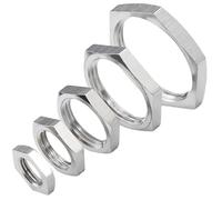 dado, dado esagonale, Dado sottile esagonale in acciaio inossidabile 304