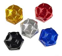Dado dello stelo dello sterzo in alluminio compatibile con Surron per forcella anteriore Light Bee per requisiti di fissaggio del giogo e dello stelo (rosso)