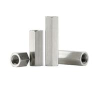 dado di accoppiamento, Assortimento di dadi esagonali di supporto esagonali in acciaio inossidabile 304 M2-M10 6-50 mm(Length 8mm-M2 5pcs)