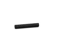 Dado di accoppiamento, Fissaggio perno pilastro colonna rotonda zigrinata M2 15/16/22/23/27/30 mm, distanziatore in alluminio 10 pezzi(Black,20mm)