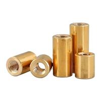 Dado di accoppiamento tondo allungabile in ottone M6 M8 M10 M12 Lunghezza 5 mm ~ 100 mm Manicotto tubolare Manicotto(M10x90x15mm-1Pcs)