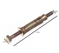 Dado Di Ancoraggio A Scudo M6 M10 Lungo 85Mm Yzp Confezione Da 2