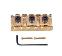 Dado di bloccaggio della chitarra elettrica Dado di bloccaggio della corda del metallo con viti di montaggio e chiave per serratura del ponte tremolo