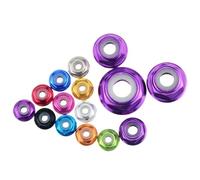 Dado di bloccaggio in lega di alluminio | Drone for auto multicolore di diverse dimensioni da esterno: 5 accessori(Red wine,M6)